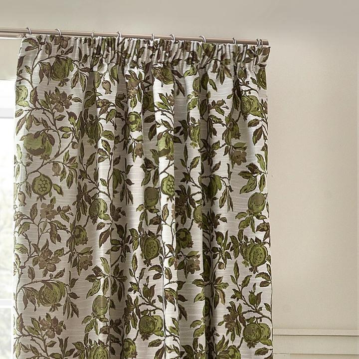 Produktbild Wylder FaltenVorhänge Jacquard Granatapfel Blumig (168 x 229 cm)
