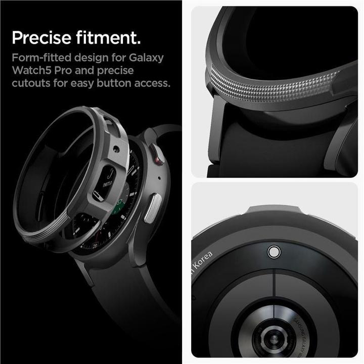 Image du produit Spigen LIQUIDE AIR GALAXY Watch 5 PRO (45 MM) NOIR MATTE (50 mm)