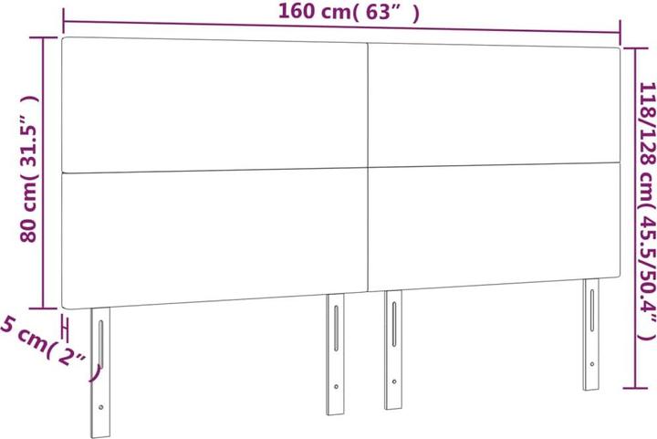 Immagine prodotto VidaXL Ruben (160 x 5 x 128 cm)