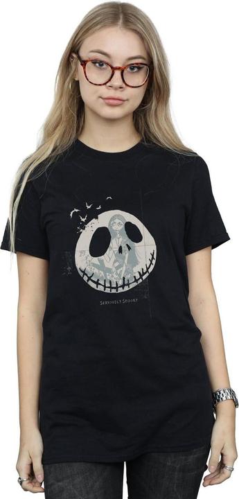 Immagine prodotto Disney Nightmare Before Christmas Seriously Spooky Maglietta Ampia Donna (XL)