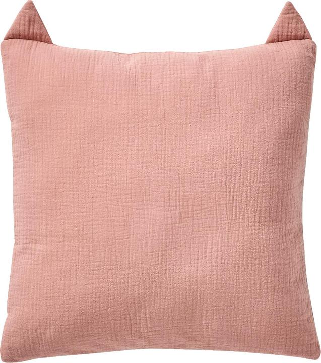 Image du produit Vertbaudet Coussin animal pour chambre d'enfant en mousseline (40 x 40 cm)