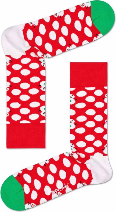 Happy Socks Big Dot Snowman (Einzelpack, 41 - 46)