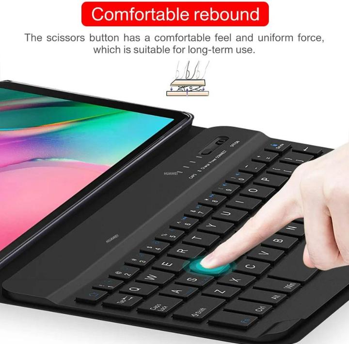 Actual product image Lobwerk 3in1 Bluetooth Keyboard (Black) + Mouse + Cover for Apple iPad 10th Gen 2022 10.9 inch Inch Inch (X)