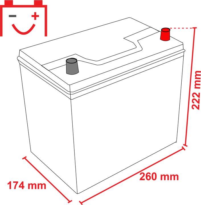 Produktbild Varta Blue Dynamic E23 (12 V, 70 Ah, 630 A)