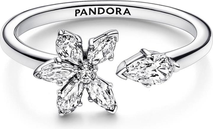 Produktbild Pandora Funkelndes Herbarium Cluster Offener Ring (60, 925 Silber)