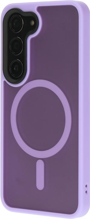Actual product image Mobiparts Hardcover Samsung Galaxy S23 Satin Lila (Magsafe Compatible) (Samsung Galaxy S23+)