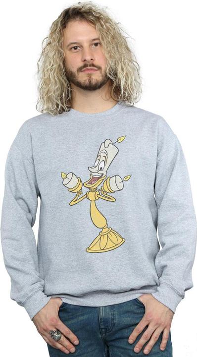 Produktbild Disney Beauty And The Beast Lumiere Distressed Sweatshirt (L)