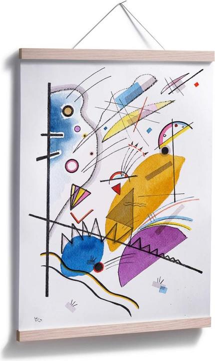 Produktbild Trenddeko Kandinsky - Durchgehender Strich (30 x 40 cm)