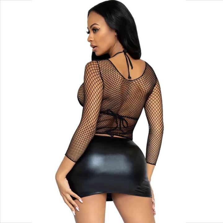 Produktbild Leg Avenue Long Sleeves Fishnet Top (One Size)