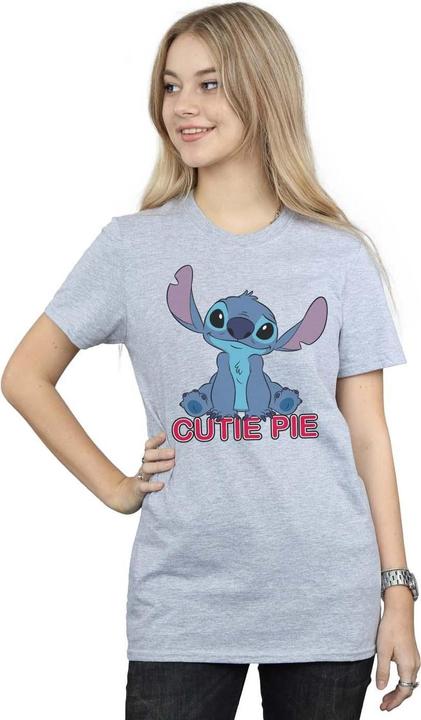 Immagine prodotto Disney Lilo And Stitch Stitch Cutie Pie Maglietta Ampia Donna (L)