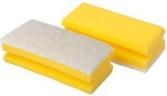 Produktbild 3M Schwamm Scotch Brite Sensitiv, 70 x 130 mm, gelb/weiss, Packung à 10 Stück (10 Stk.)