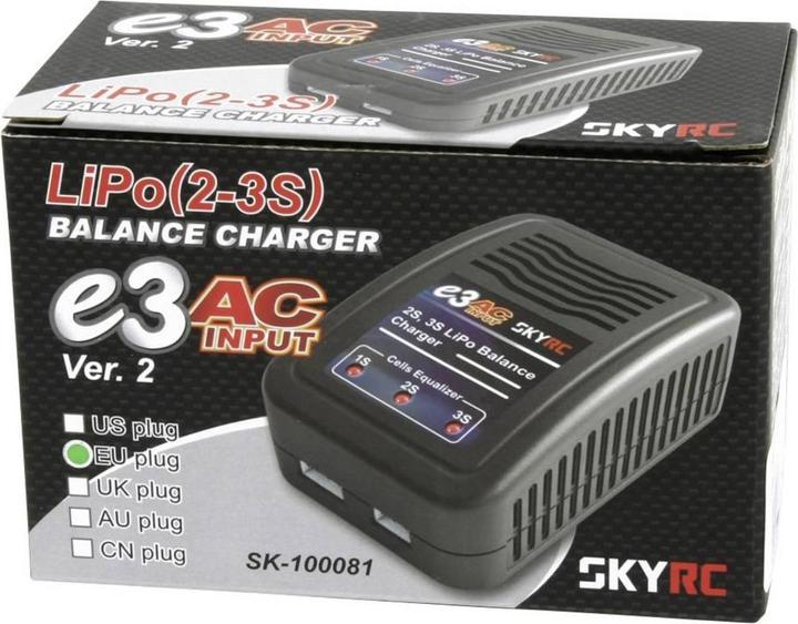 Produktbild SkyRC ladegerät e3 lipo 2-3s 1,2a