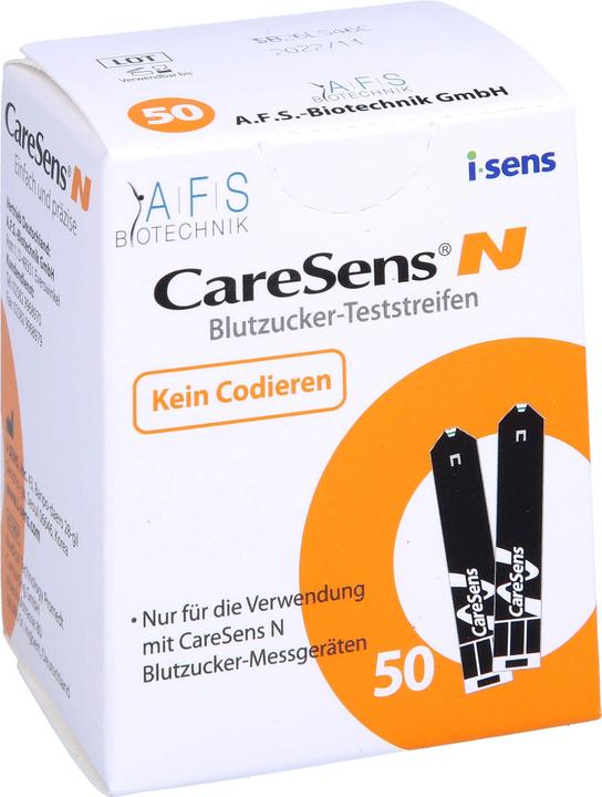 Produktbild I.sens CareSens-N Blutzuckerteststreifen (auto.codierend), 50 St. Teststreifen (Teststreifen)