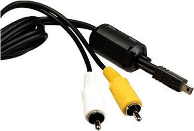 Actual product image Nikon EG-CP14, A/V cable (1.50 m, Cinch)