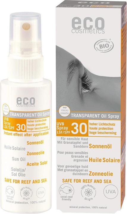 Eco Cosmetics Transparent (Sonnenöl, Sonnenspray, SPF 30, 50 ml)