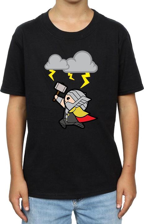 Actual product image Boys Kawaii Thor God Of Thunder T-Shirt (140, 146)