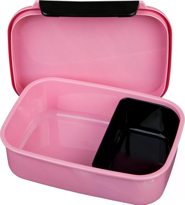 Productafbeelding Scooli Lunchbox Barbie Roze/Zwart, Soort materiaal: Kunststof