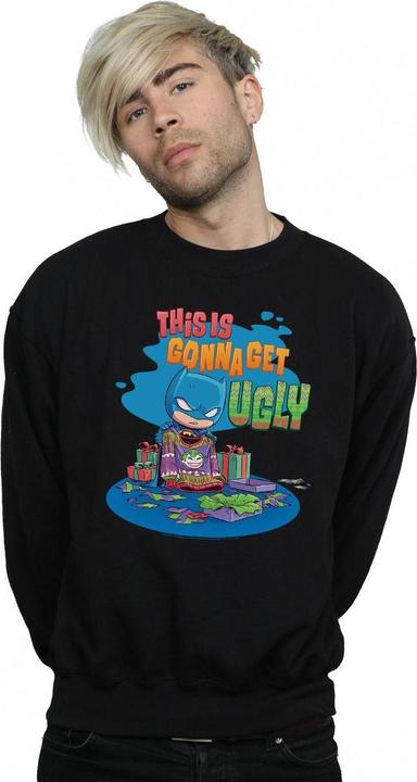 Produktbild Super Friends Batman Joker Christmas Jumper Sweatshirt (M)