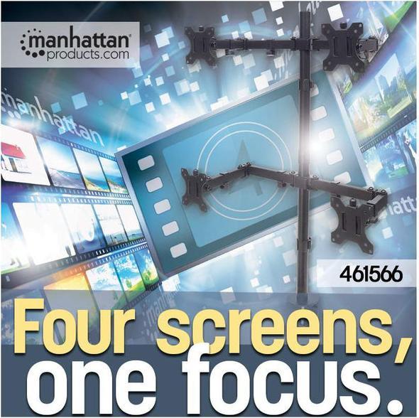 Produktbild Manhattan Tischhalterung Monitorarm (Tisch, 32")