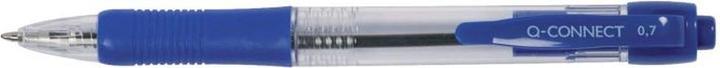 Actual product image Q-Connect Ballpoint pen with retractable mechanism (Blue, 10 x)