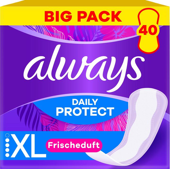 Produktbild Always Daily Protect Extra Long (40 x, Slipeinlagen)