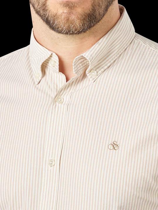 Produktbild Scotch & Soda Essential Stripe Shirt Longsleeve Off White (M)