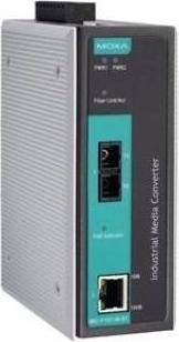 Moxa IMC-P101-S-SC - Convertitore multimediale industriale PoE da 10/100BaseT(X) a 100BaseFX