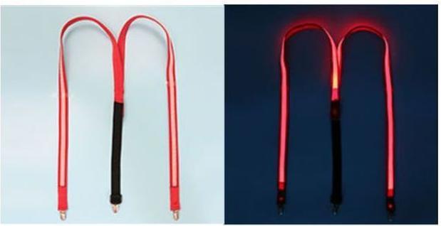 Actual product image MU Style Nici Series Glow-in-the-Dark LED Suspenders