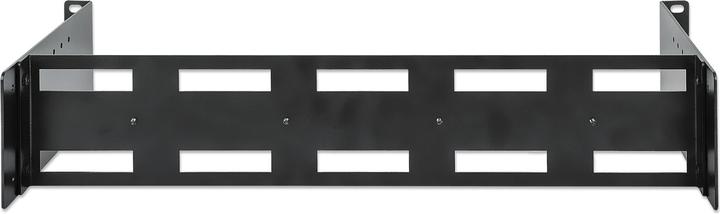 Actual product image Intellinet Depth-adjustable 19" DIN top-hat rail carrier 2U