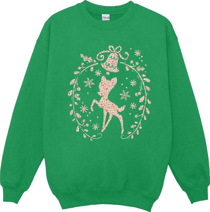 Disney Bambi Christmas Wreath Sweatshirt (XL)