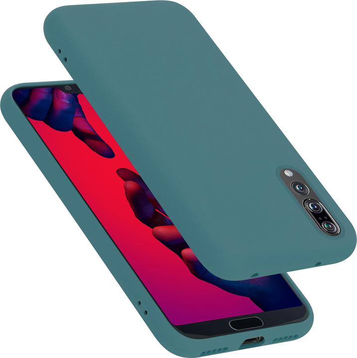 Productafbeelding Cadorabo TPU Liquid Silicone Case Cover (Huawei P20 Pro, Huawei P20 Plus)