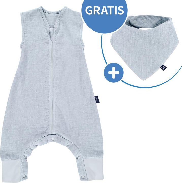 Produktbild Alvi Schlafsäcke Sommer-Schlafsack mit Füssen Musselin / Sleep-Overall