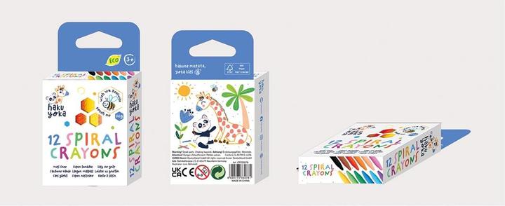 Immagine prodotto Magni Pastelli a cera a spirale 12 colori (Multicolore, 12 x)