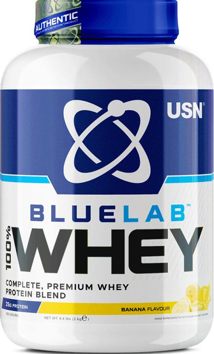 Actual product image USN Blue Lab 100% Whey Protein (Banana, 1 pcs., 2000 g)