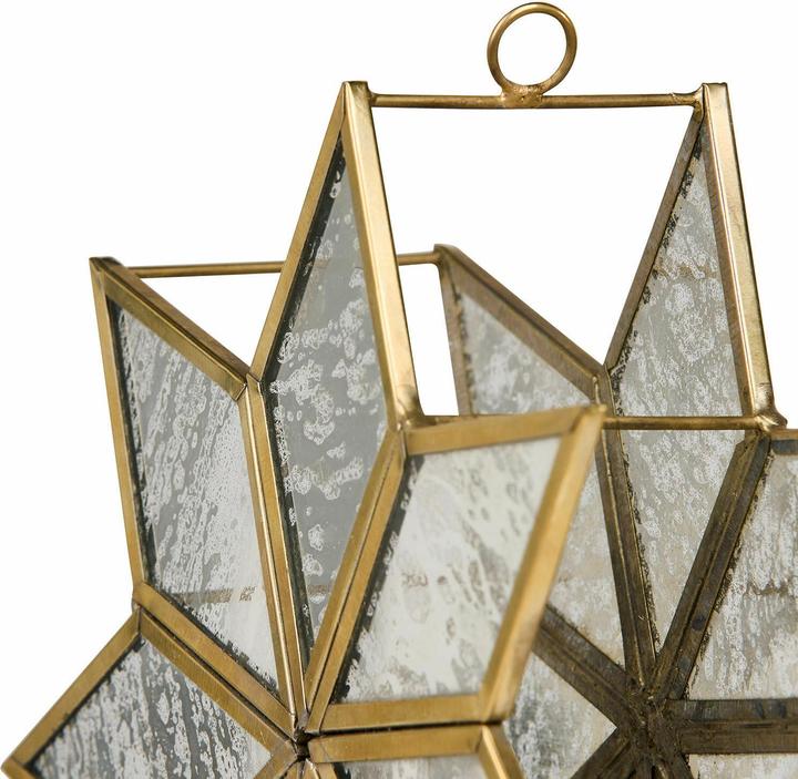 Immagine prodotto Loberon Set di 2 portacandele Zaydan oro/argento (23 x 22 x 6 cm)
