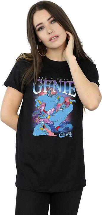 Immagine prodotto Aladdin Maglietta donna/donna Genie Montage in cotone Boyfriend (XXL)