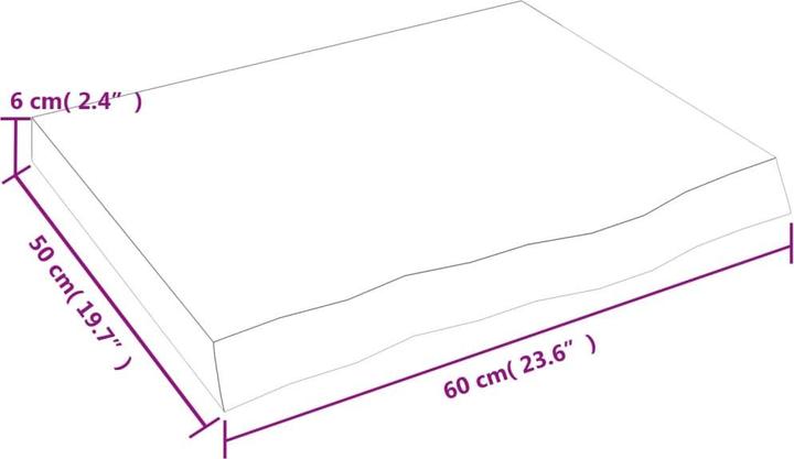 Actual product image VidaXL Emerald (60 x 6 x 50 cm)