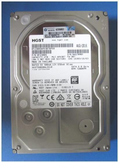 Produktbild HPE HDD 2TB 6G 7.2K LFF SATA MDL (2 TB, 2.5")