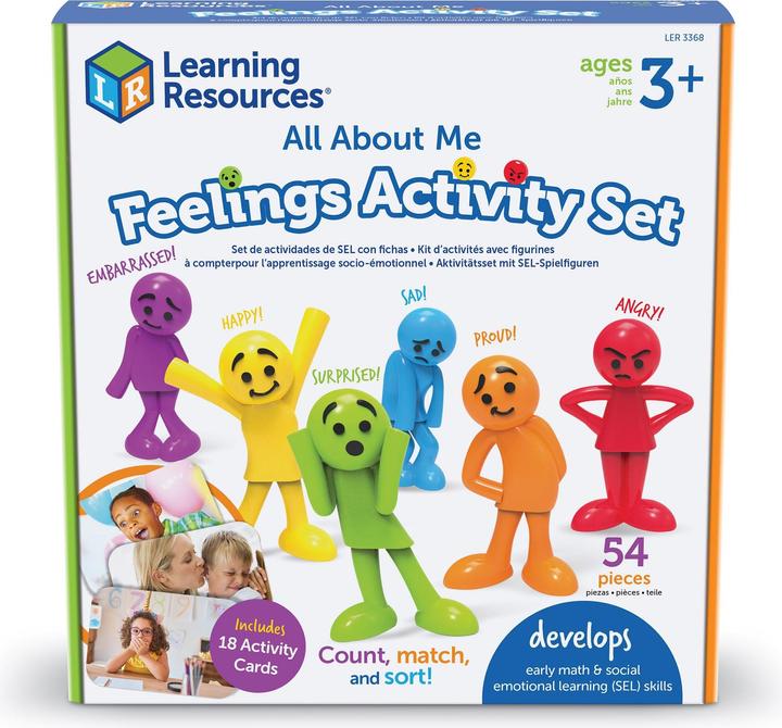 Produktbild Learning Resources Gefühle und Körpersprache lernen - Aktivitätsset mit SEL-Spielfiguren