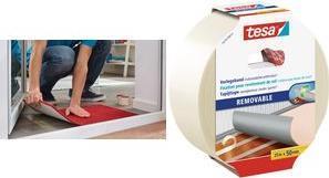 Actual product image tesa REMOVABLE installation tape, double-sided adhesive tape, removable without leaving any residue (50 mm)