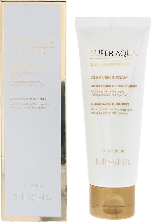 Produktbild Missha Super Aqua Cell Renew Snail (Schaum, 100 ml)