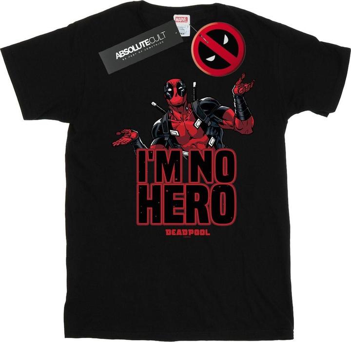 Immagine prodotto Deadpool I'm No Hero Maglietta Uomo (XXL)