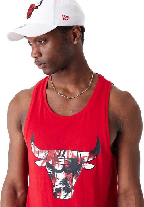 Actual product image New Era Tank Top - TREE INFILL Chicago Bulls rouge (L)