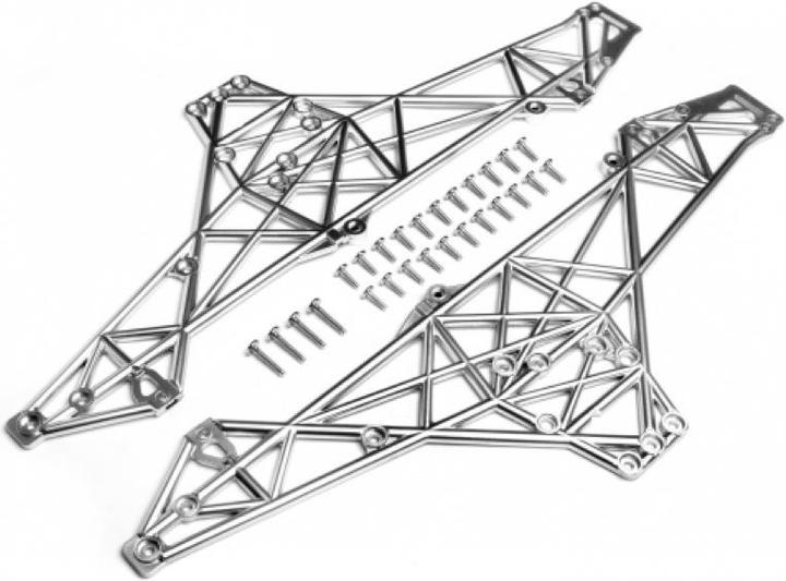 Produktbild HPI Wheely King Main Chassis Set (matte Chrom)