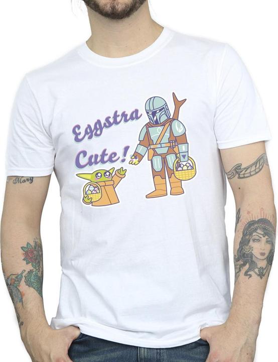 Immagine prodotto Star Wars The Mandalorian Eggstra Cute Grogu Maglietta Uomo (3XL)