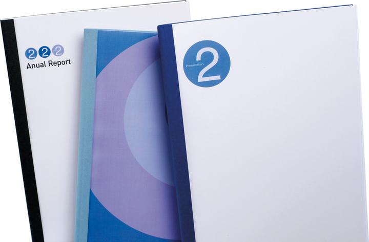 Actual product image GBC ThermaBind BusinessLine linen thermal binders