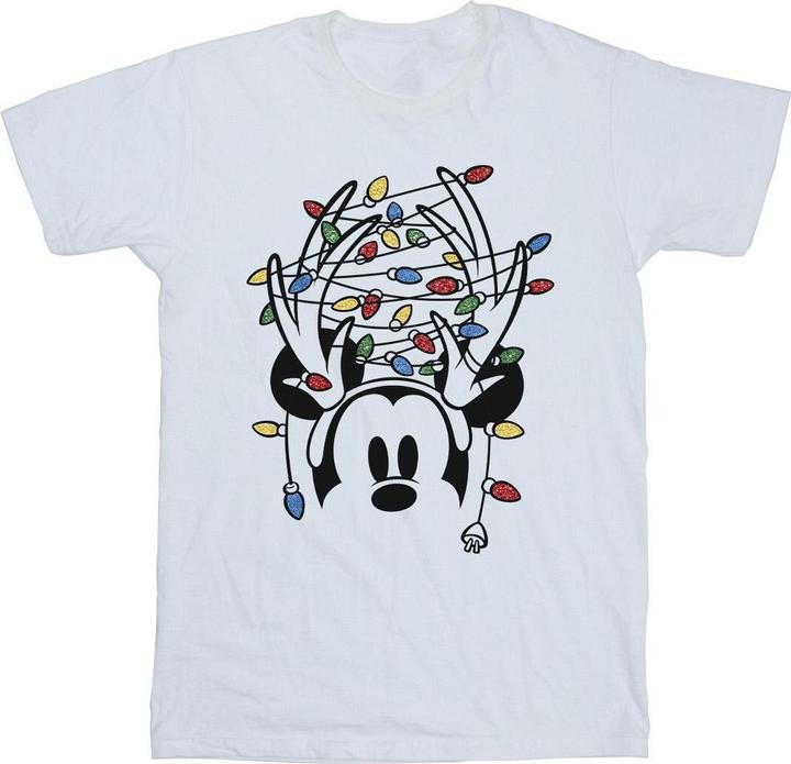 Produktbild Disney Mickey Mouse Christmas Head Lights TShirt Jungen (140, 146)
