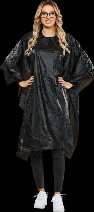 Actual product image Trend-Design BIOcape PRO disposable cape black 33 pcs.
