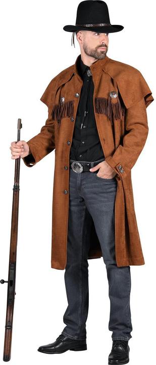 Actual product image Thetru Men's Coat Western, brown (M)
