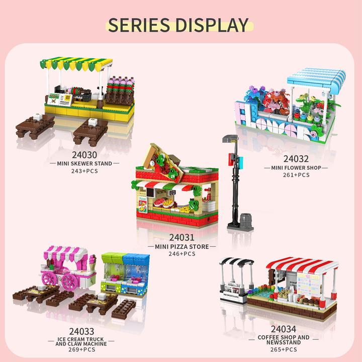 Produktbild Mould King Ramen-Stand & Verkaufsautomat
